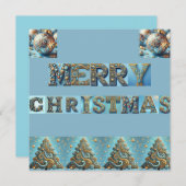 carte de vacances plate (Devant / Derrière)