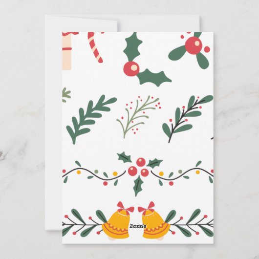 Carte de vacances plate (Dos)