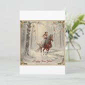 Carte de vacances plate (Debout devant)