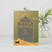 Carte de vacances plate (Debout devant)