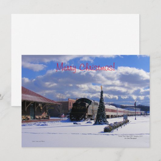 Carte de vacances plate (Devant / Derrière)