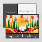 Carte de vacances plate 11,4 x 15,9 cm (Devant / Derrière)