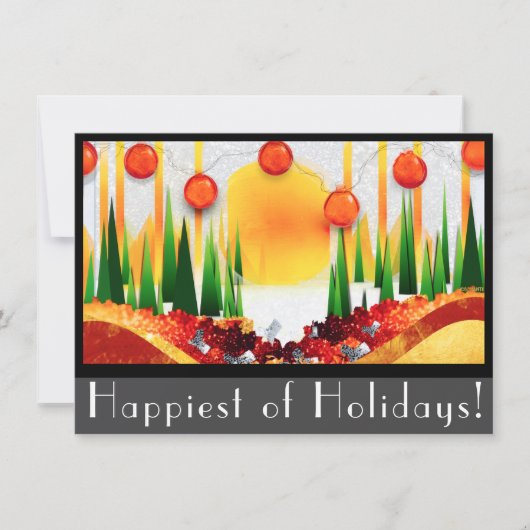 Carte de vacances plate 4,5 x 6,25 (Devant)