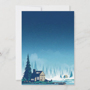 Carte de vacances plate 5" x 7"