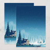 Carte de vacances plate 5" x 7" (Devant / Derrière)