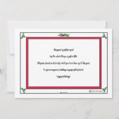 Carte de vacances plate avec photo de chiot de lab (Dos)