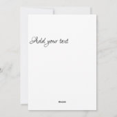 Carte de vacances plate avec typographie rose pour (Dos)
