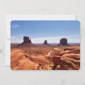 Carte de vacances plate de Monument Valley (Devant)