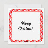 Carte de vacances plate « Naughty or Nice » 5,25" (Dos)