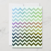 Carte de vacances plate noire de Pâques avec pouss (Dos)