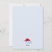 Carte de vacances plate pour pigeons voyageurs (Dos)