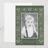 Carte de vacances plate, taille: 4,25" x 5,5", pap (Devant / Derrière)