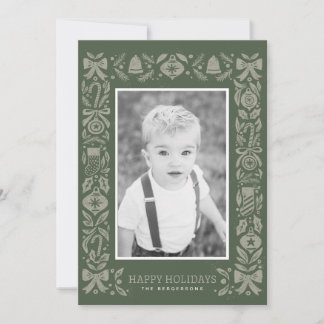 Carte de vacances plate, taille: 4,25" x 5,5", pap