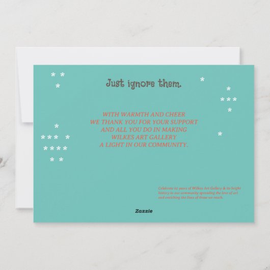 Carte de vacances plates (Dos)