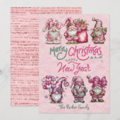 Carte de vacances plates (Devant / Derrière)