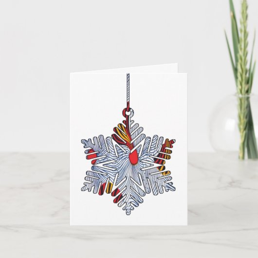 Carte de vacances pliante "Melanin" (Devant)