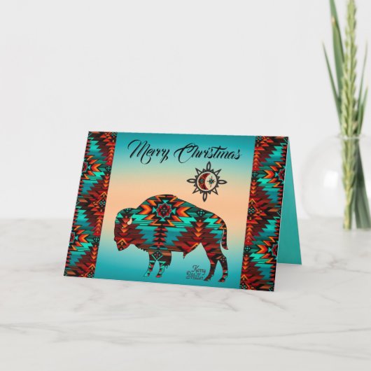 Carte de vacances pliée (Devant)