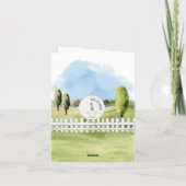 Carte de vacances pliée (Dos)