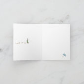 Carte de vacances pliée (Intérieur)