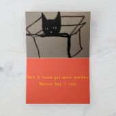 Carte de vacances pliée (Intérieur)