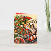 Carte de vacances pliée (Dos)