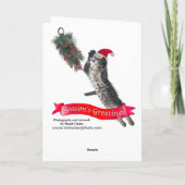 Carte de vacances pliée (Dos)