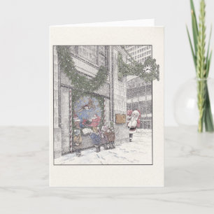 Carte de vacances pliée