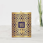 Carte de vacances pliée (Devant)