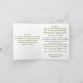 Carte de vacances pliée (Intérieur)