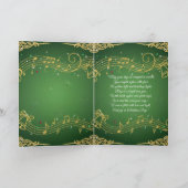 Carte de vacances pliée (Intérieur)