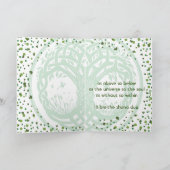 Carte de vacances pliée (Intérieur)