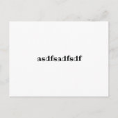 Carte de vacances pliée à trois lettres de 5 po x  (Devant)