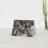 Carte de vacances pliée avec collage de photos "Me (Devant)