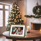 Carte de vacances pliée de Noël moderne