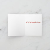 Carte de vacances pliée Hippopotame et Poule (Intérieur)