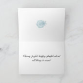 Carte de vacances pliée joyeuse, simple mais vraie (Intérieur)