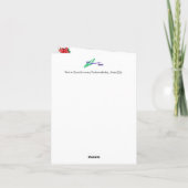 Carte de vacances pliée : Naissance de Jésus-Chris (Dos)