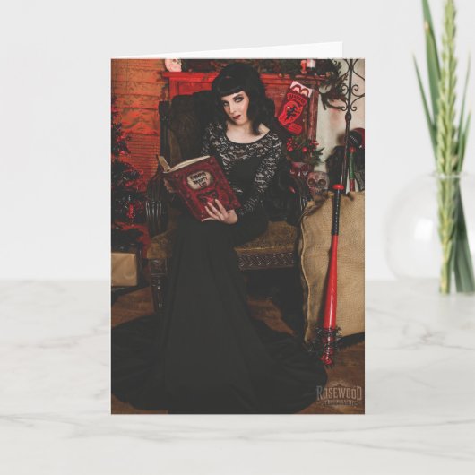 Carte de vacances pliée PNW Krampus (Devant)