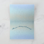 Carte de vacances pliée pour câlins de poulain lic (Intérieur)