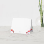 Carte de vacances pliée pour la récolte de citroui (Dos)