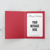 Carte de vacances pliée représentant le concept ar (Intérieur)