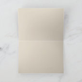 Carte de vacances pliée Roses de Noël victorien (Intérieur)