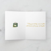 Carte de vacances pliée - Splendor de Noël victori (Intérieur)