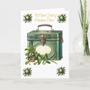 Carte de vacances pliée - Splendor de Noël victori