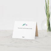 Carte de vacances pliée : Thanksgiving (Dos)