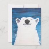 Carte de vacances Polar Bear Smile (Devant)