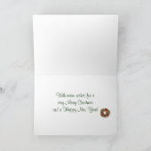 Carte de vacances "Porch de Noël" - Noël (Intérieur)