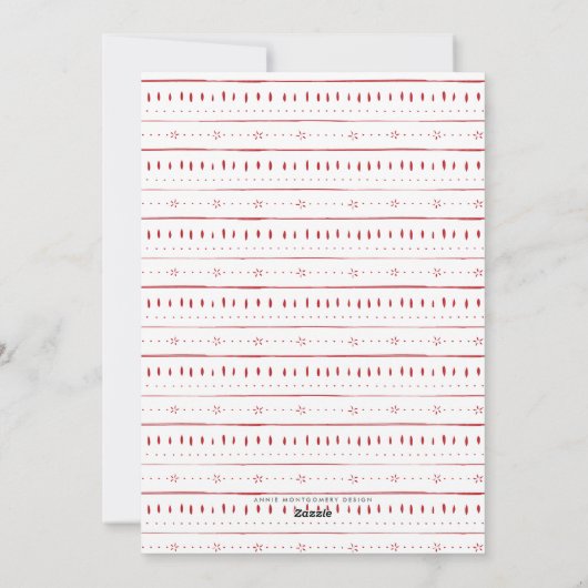 Carte de vacances Poterie Rouge (Dos)