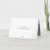 CARTE DE VACANCES POUR AMI/FAMILLE LOIN (Dos)