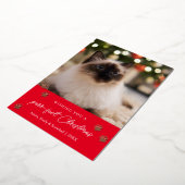 Carte de vacances pour animaux de compagnie de Noë (Rotation)